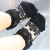 Summer Girl Socks Lace Flower Princess Newborn Baby Socks Cotton See Through Anti Slip Socks