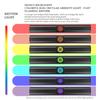 Динамики звуковой панели RGB Цветной свет Беспроводная связь Bluetooth Домашний кинотеатр Звуковая система Стерео с Tf FM-радио Аудио ТВ Сабвуфер Беспроводная эхо-стена