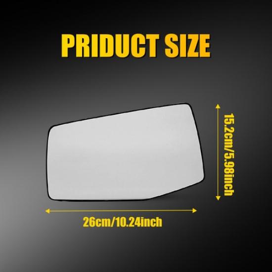 Driver Mirror Replacement Glass For -2024 Chevrolet Silverado 2500/3500 HD