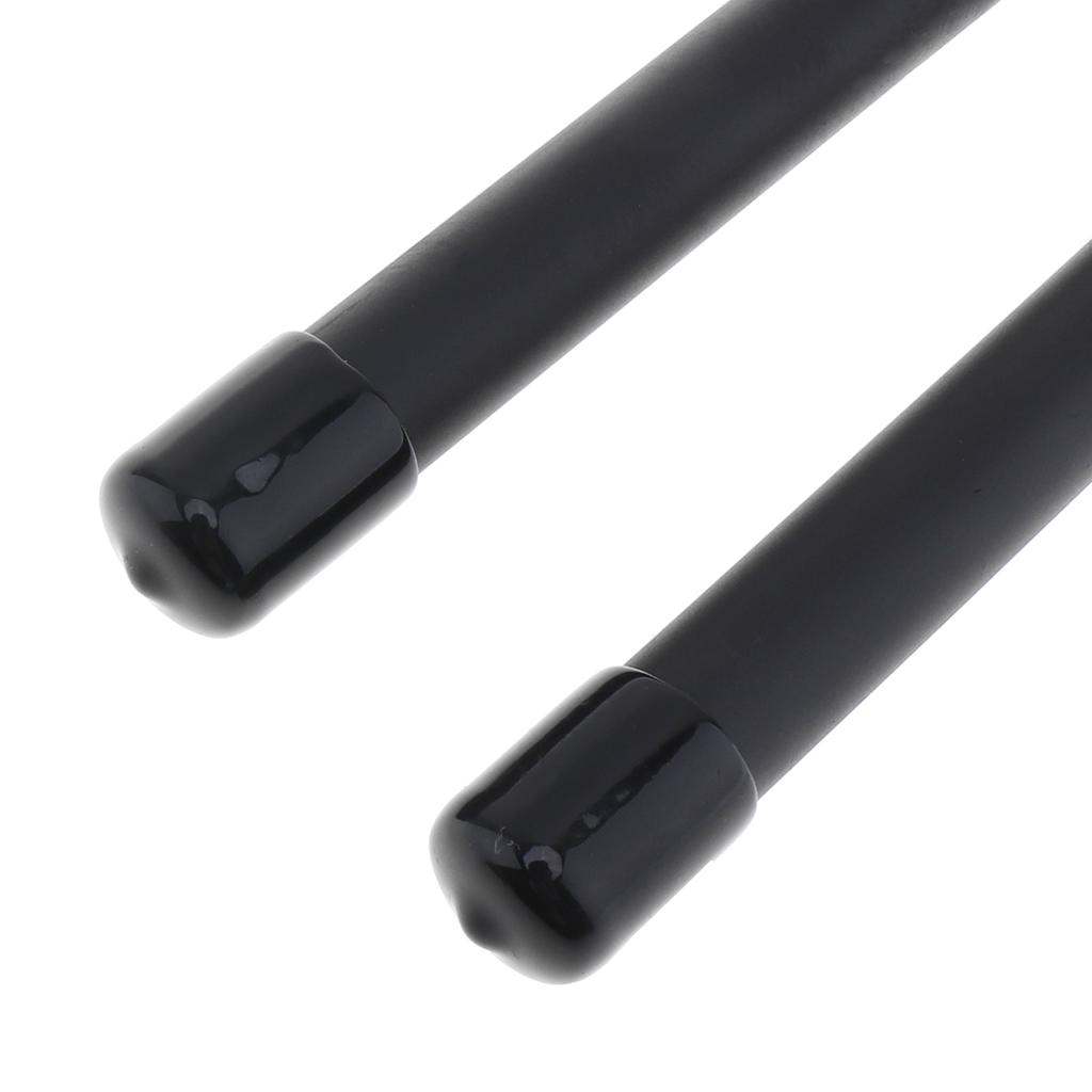 2шт выдвижные черные жесткие резиновые ручки щетки для джазовых барабанов палочки синий нейлон