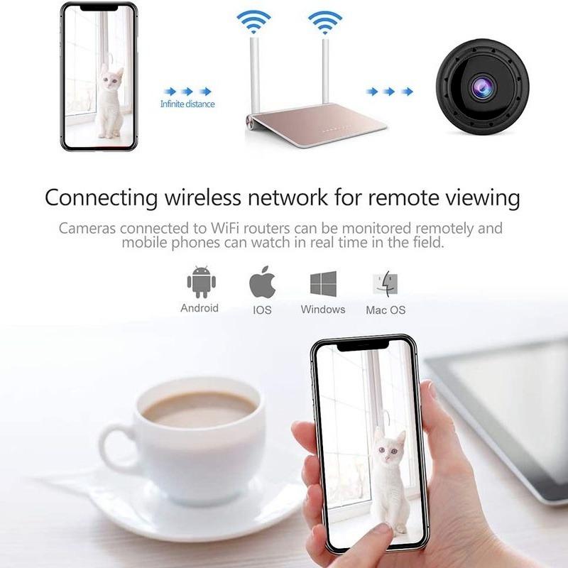 Wifi Mini Camera IP Security Video Webcam 1080P Wireless Night Human Motion Sensor Remote Video Surveillance Model