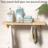 2 Pack Under Cabinet Hook Rack, 12-Hook Double Row Metal Hanging Organizer for Kitchen Utensils, Mugs, Closet Accessories, No Drill Shelf Hanger –