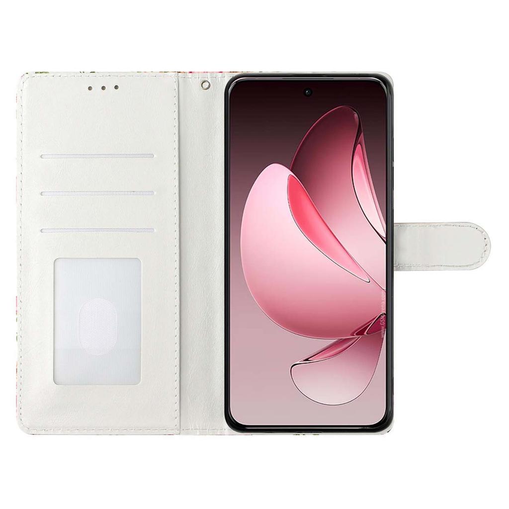 3D Pattern PU Leather Phone Wallet Case for Oppo A58 A38 A18 A57 A94 A17 A76 A36 A96 Reno8 Find X5 Reno7 A74 A54 A93 A78 Realme C61 C63 Realme 14 Pro