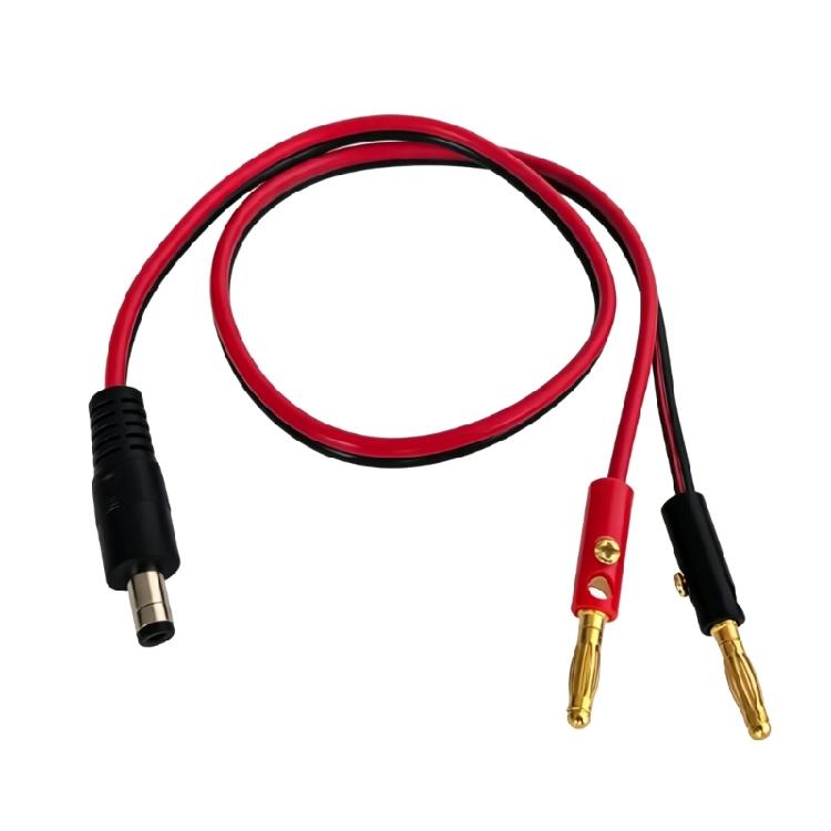14 AWG DC5521 Штекер на 4-мм Банановый Коннектор с Двухцветной Полярностью для Школьной Лаборатории, Домашних Электромонтажных Работ