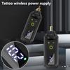 Машинка для татуировки с мотором, мобильная беспроводная перезаряжаемая батарея, портативный регулятор напряжения, адаптер постоянного тока RCA, аксессуары для татуировки, инструменты