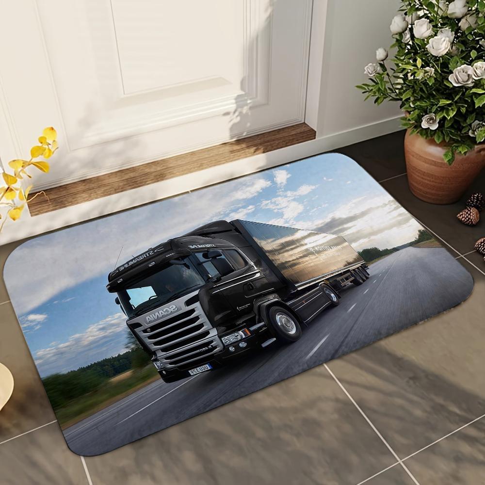 1 шт. Коврик для ванной комнаты S-Scania высшего класса для грузовика, впитывающий коврик, противоскользящий коврик, товары для домашнего декора, ковры, коврики для пола дома, кухни