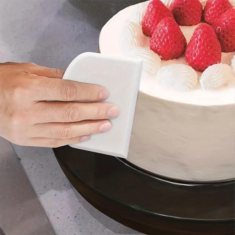 1 шт. Пластиковая лопатка для крема для торта, нож для теста, скребок для масла с простым гладким краем, инструменты для выпечки