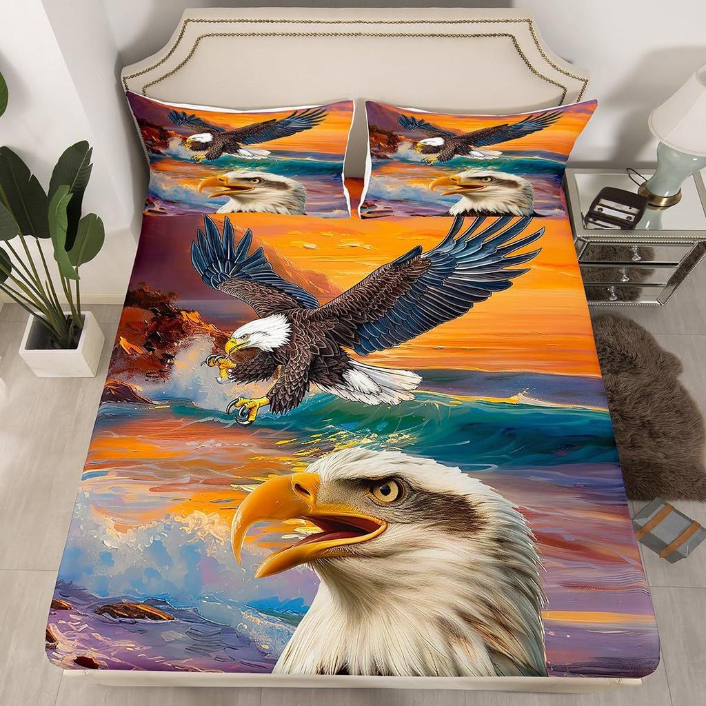 Животное Собака Узор Матрас Комплект из трех предметов Цифровая печать Матрас Постельное белье Взрослые Дети