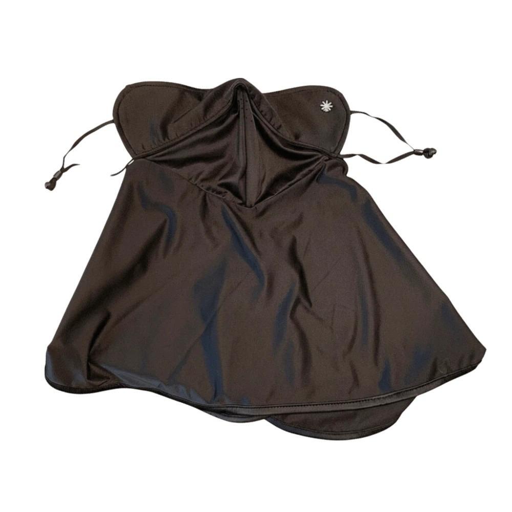 Satin Neck Sunscreen Mask Smooth Elastic Face Sun Protection Solid Color Lightweight Breathable Sunshade Mask Summer