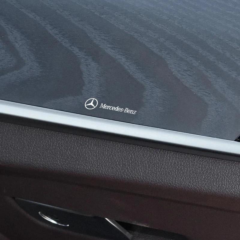 Car Interior Random Stickers Car Goods Car Steering Wheel Decal For Mercedes Benz AMG C E S C180 C180 C300 CLA CLK E55 GLK W16