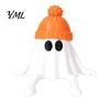 Stress Relief Fidget Toys Halloween Ghost Pumpkin Figurine, 3D Printed Statue with Whimsical Bedroom Accessories Poseable Joint, Spooky Articulated