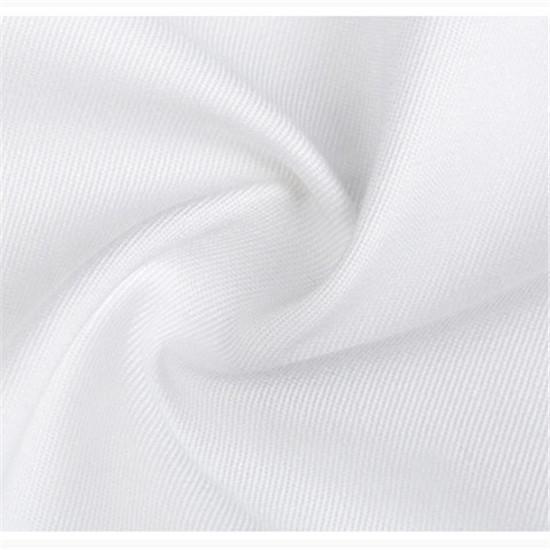 Высококачественная мужская формальная рубашка с длинным рукавом белого цвета