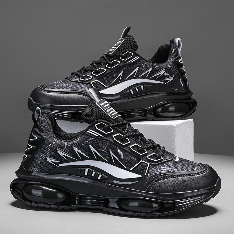 New Men's Shoes Sneakers Jelly Sole Soft Sole Dad Shoes Teen Trend Outdoor Mecha Running Shoes