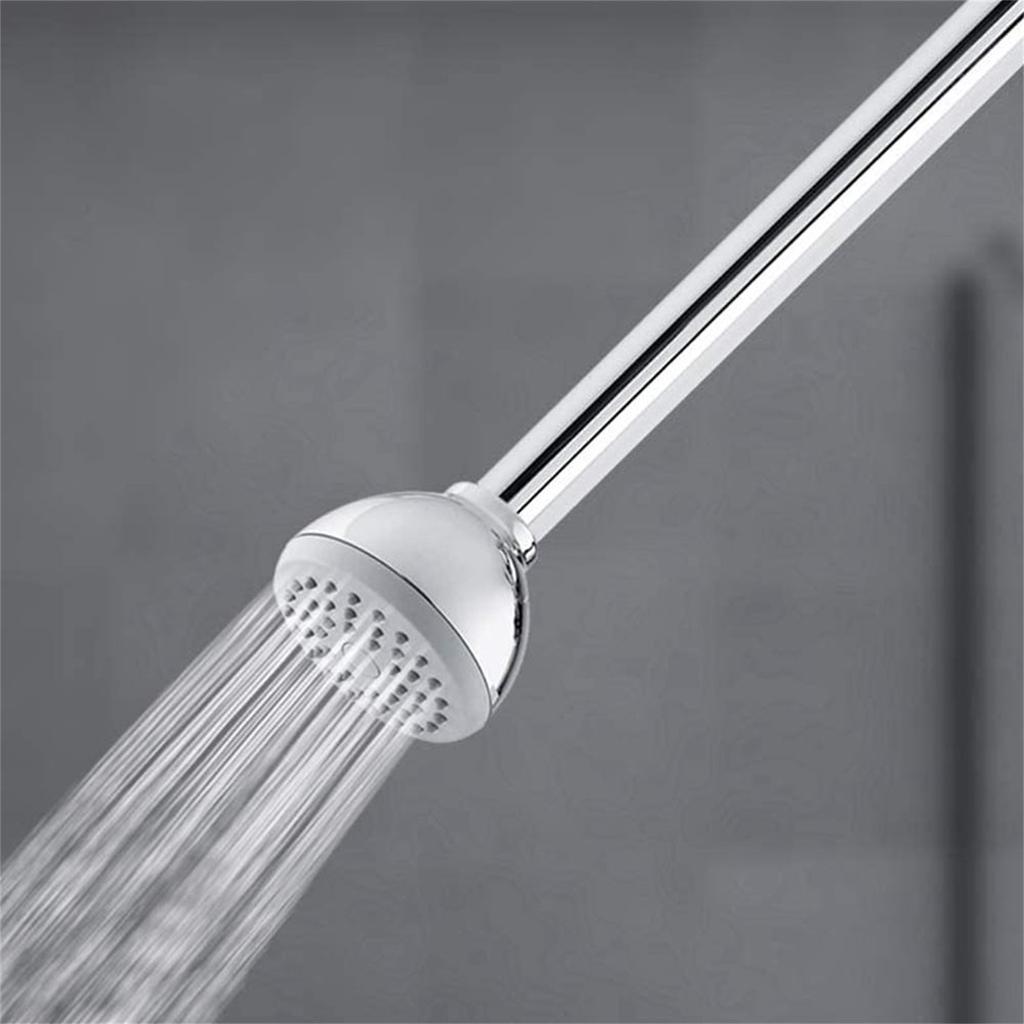 Shower Arm Extension, Shower Head Extender Water Lowers Existing Shower Head, Brushed Finish Made Of Solid Metal