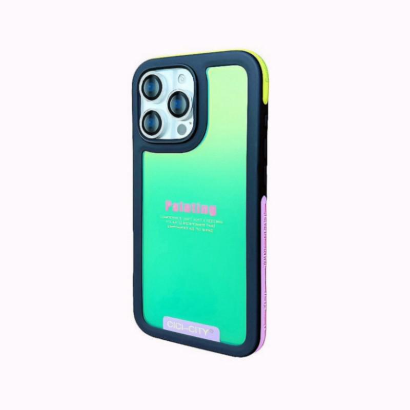 Магнитный противоударный чехол для телефона в дофаминовых цветах для iPhone 16/15 Pro Max