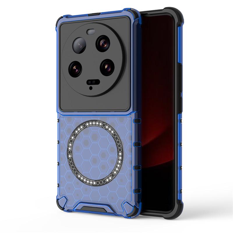 Универсальный сотовый магнитный чехол для Redmi K60 Extreme/Xiaomi 15T Pro - Отвод тепла и защита от падений