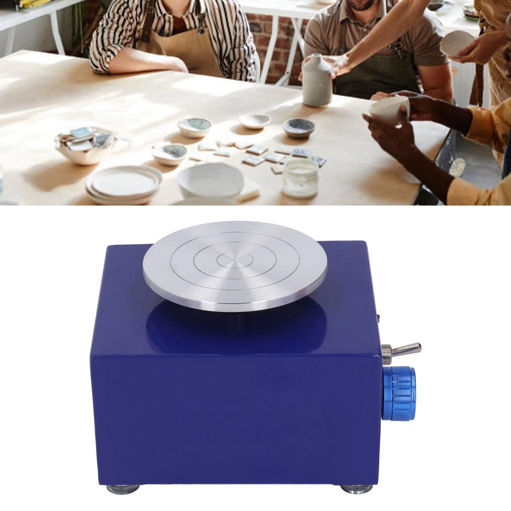 Pottery Wheel Vivid Colors Rustproof Turntable Parent Child Interaction Kids Pottery Wheel for Kid Pottery