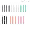 20pcs 73mm Reusable Silicone Cable Ties, Cord Organizer Wire Holder Straps, Portable Cable Management Zip Clips