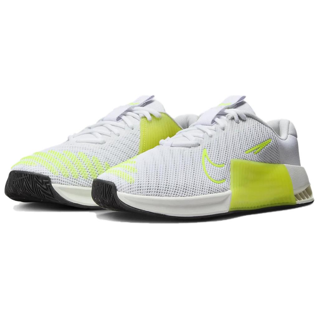 New Nike Metcon 9 Breathable Low Top Casual Running Shoes Women's White Yellow DZ2537-105