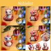 Adorable Acrylic Cartoon Baby Dragon Christmas Ornament For Unique Car Decoration Gift