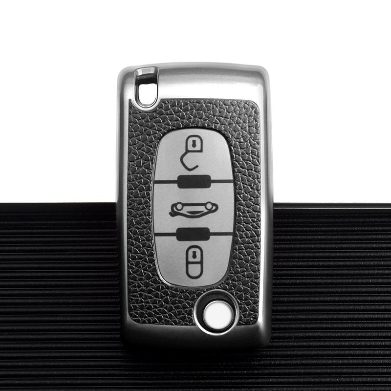 Новый Модный Чехол для Ключа Автомобиля для Peugeot 207 307 308 407 607 807 Защищенный Брелок