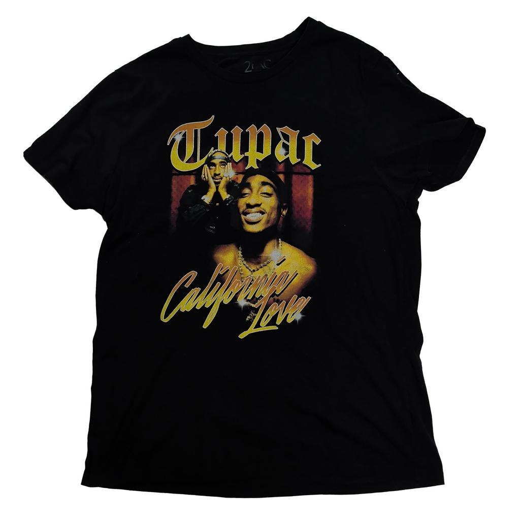 Tupac Shakur California Love Men's T-Shirt XL Black Bravado 2Pac Hip Hop Rap Unisex T-Shirt