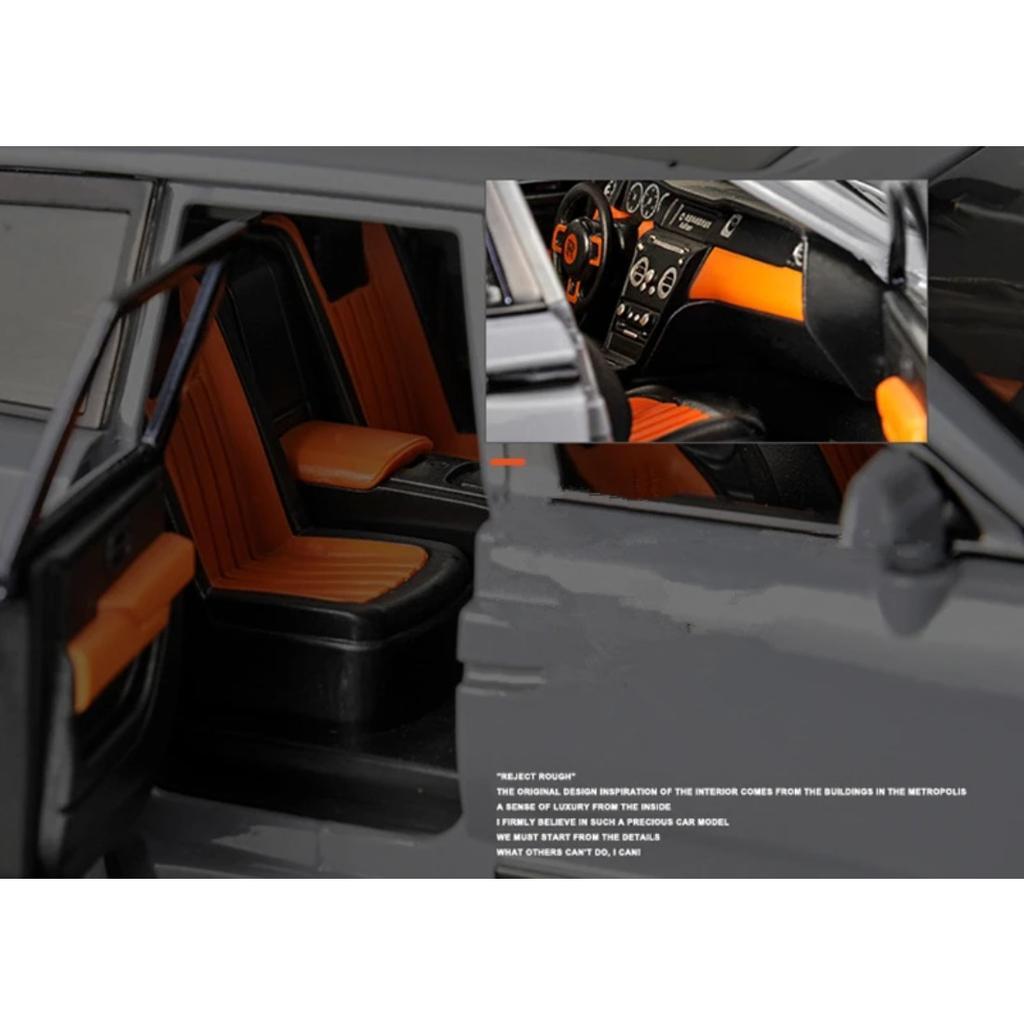 Большой размер 1/20 Rolls Royce SUV Cullinan Alloy Luxy Car Model Diecast Metal Toy Vehicles Car Model Sound and Light Children Gift