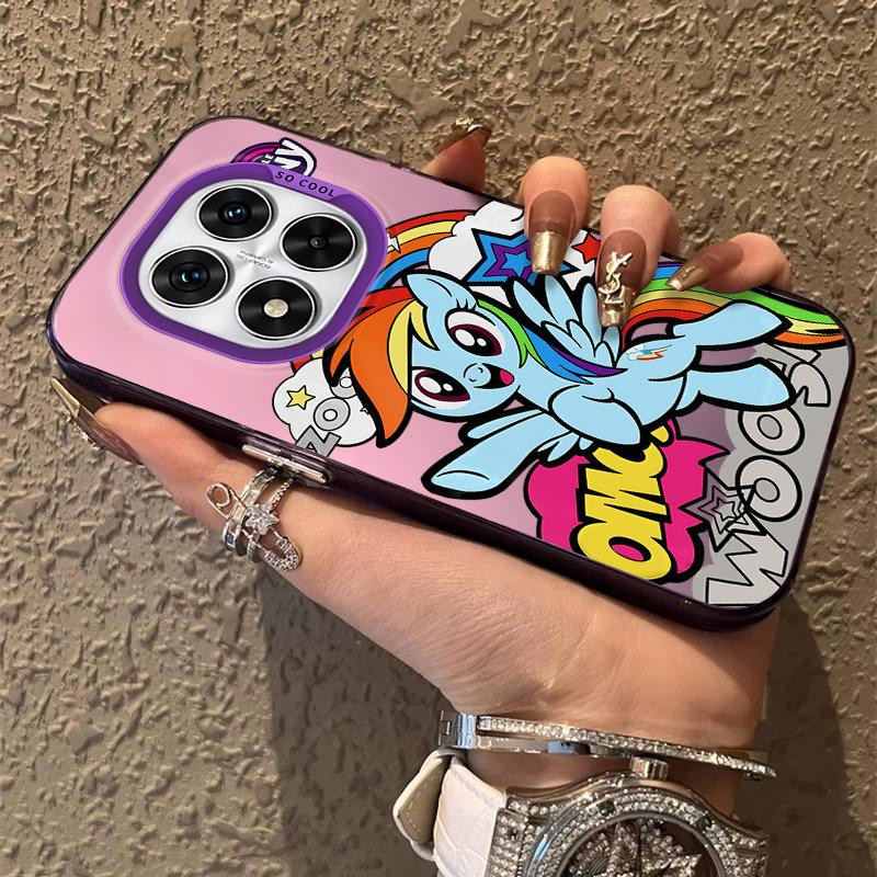 Чехол My Little P-Pony для Xiaomi Redmi Note 14 13 12 10 Pro Plus 11S 14C 13C 12C 9C 11S K70 K60 A2 A1 Turbo 4 Акриловая Жесткая Крышка