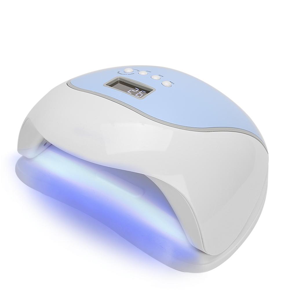 120W Professional LED UV Gel Nail Polish Dryer Lamp Intelligent Nail Curing MachineEU Plug 110‑240V