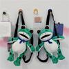 Yousheng Lonely Frog Plush Backpack Cute Stuffed Animal Shoulder Bag with Adjustable Straps Valentine's Day Gift for Friends