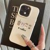 Чехол для телефона с текстурой кожи, простой, с кофейным узором, для iPhone 17 Air 11 13 14 12 15 16 Pro Max XS XR 7 8 Plus 16E, бампер, чехол из ТПУ