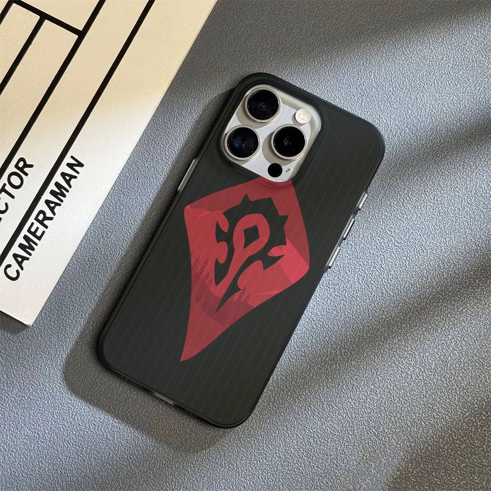 Игра World Of Warcraft Для IPhone 17 16 15 Plus Pro Max 12 14 Plus 11 13 Волна Гофрированная Полоса Чехол для Телефона