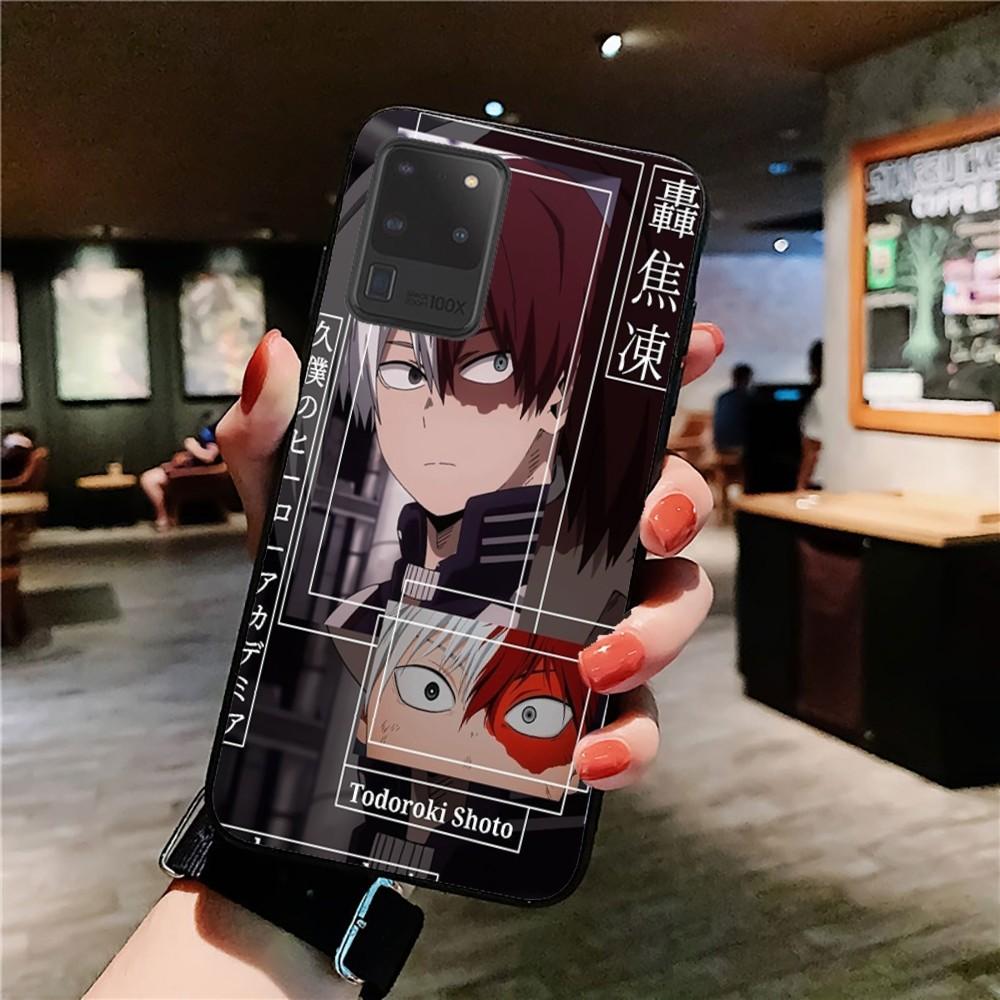 Чехол для телефона My Hero Academia Шото Тодороки Для Samsung S 9 10 20 21 22 23 30 23 24 plus lite Ultra FE S10lite Fundas