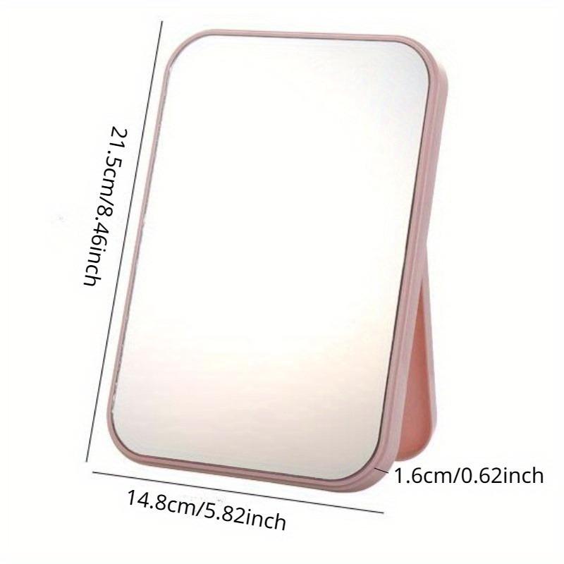 Высокое качество Большое зеркало для макияжа Настольное простое складное зеркало для туалета Портативное большое квадратное зеркало принцессы