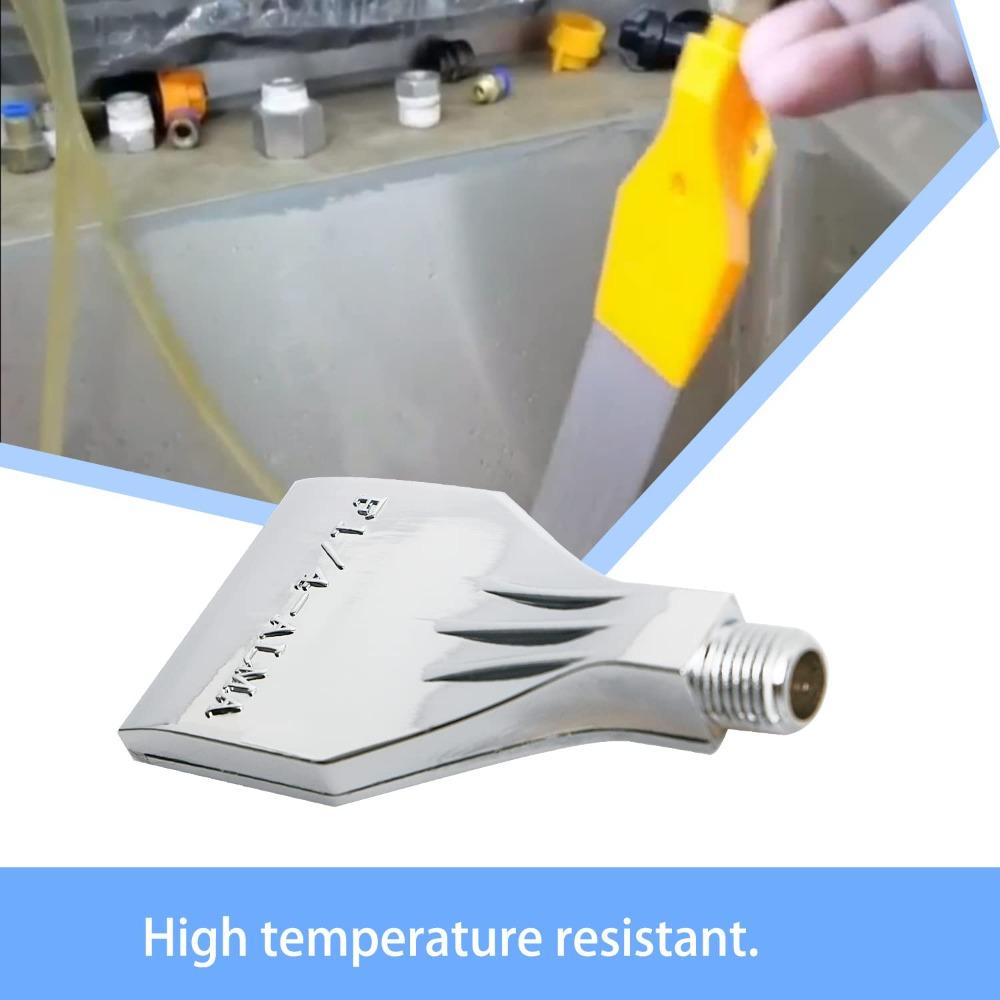 F1/4-ALMA Ветроструйная струйная пескоструйная насадка из алюминиевого сплава Воздушный нож для сушки Плоская струйная насадка из алюминиевого сплава