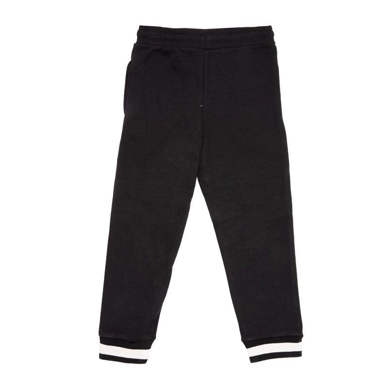 Black Sweatshirt and Jogging Pants Set for Children ELLESSE