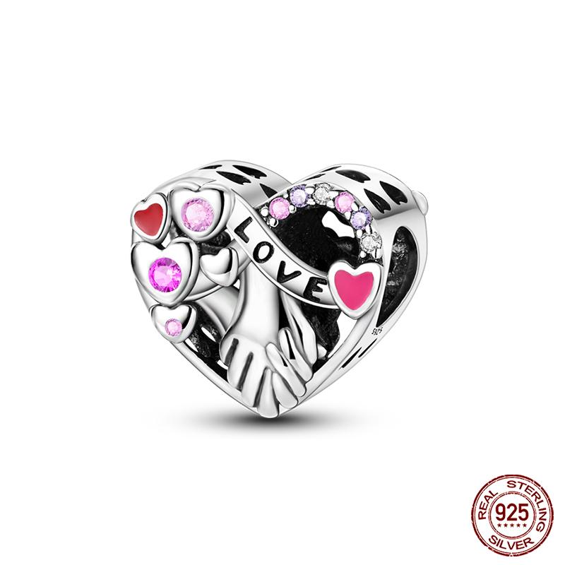 100% Медные Подвески Любовь и Мир Любовники Воздушный шар Сова Шармы Бусины Подходят для Оригинальных Браслетов Qikaola Изысканные DIY Ювелирные Изделия