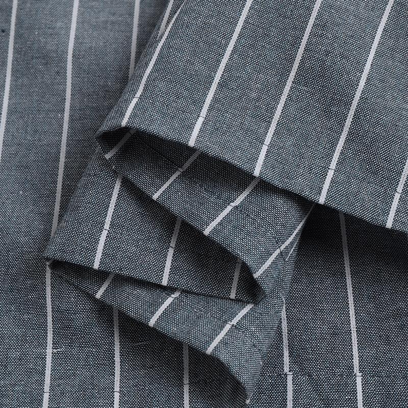 ZANZEA Повседневное женское платье-рубашка с отложным воротником и длинным рукавом в полоску