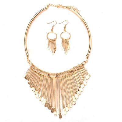Qi Luxury Fashion многослойный комплект ожерелий с кисточками