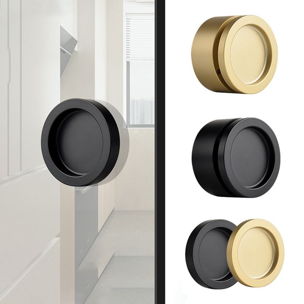 Встроенная невидимая дверная ручка, мебельные ручки из алюминиевого сплава, ручки для шкафов, стеклянные двери