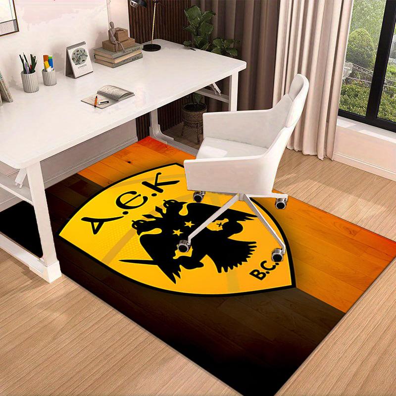 Aek Football Crest Area Rug Office rug, Chair Rug, Decor Carpet Livingroom bedroom Mat, Large Size Fan gifts Christmas gifts