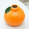 Оранжевая ваза для цветов в форме фрукта, пластиковая ваза для проращивания, настольная художественная ваза, настольное украшение, центральные элементы для букетов, украшение для дома