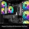ARCTIC Freezer 36 A-RGB - Однобашенный кулер для процессора с системой Push-Pull, двумя 120-мм вентиляторами P-Series с оптимизированным давлением, ARGB-подсветкой, гидродинамическим подшипником,