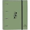 Папка на 4 кольцах - SAFTA - Минни Маус - 35 см - 100 листов А4 - Милитари грин