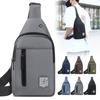 New Men's Breast Bag Sports and Leisure Chest Bag Oxford Cloth Waterproof and Wear-resistant Trend High-end Shoulder Small Backpack