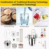 Household Large Capacity DIY Brewing Equipment Essential Oil Machine Stainless Steel Alcohol Distiller