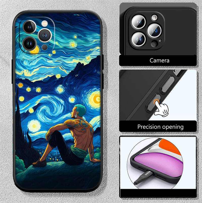 MH125 One Piece Zoro Phone Case for Motorola Moto Edge 60 60s 70 G86 G56 G54 E14 G04S G45 G54 G64 S30 S50 X30 X40 X50 Pro Power Tylus