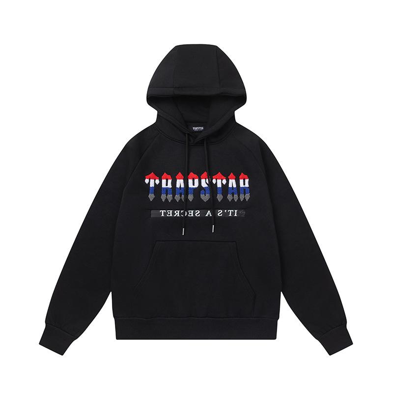 Полотенце Trapstar с вышитыми буквами, куртка на молнии с флисовой подкладкой, худи, штаны, парный комплект