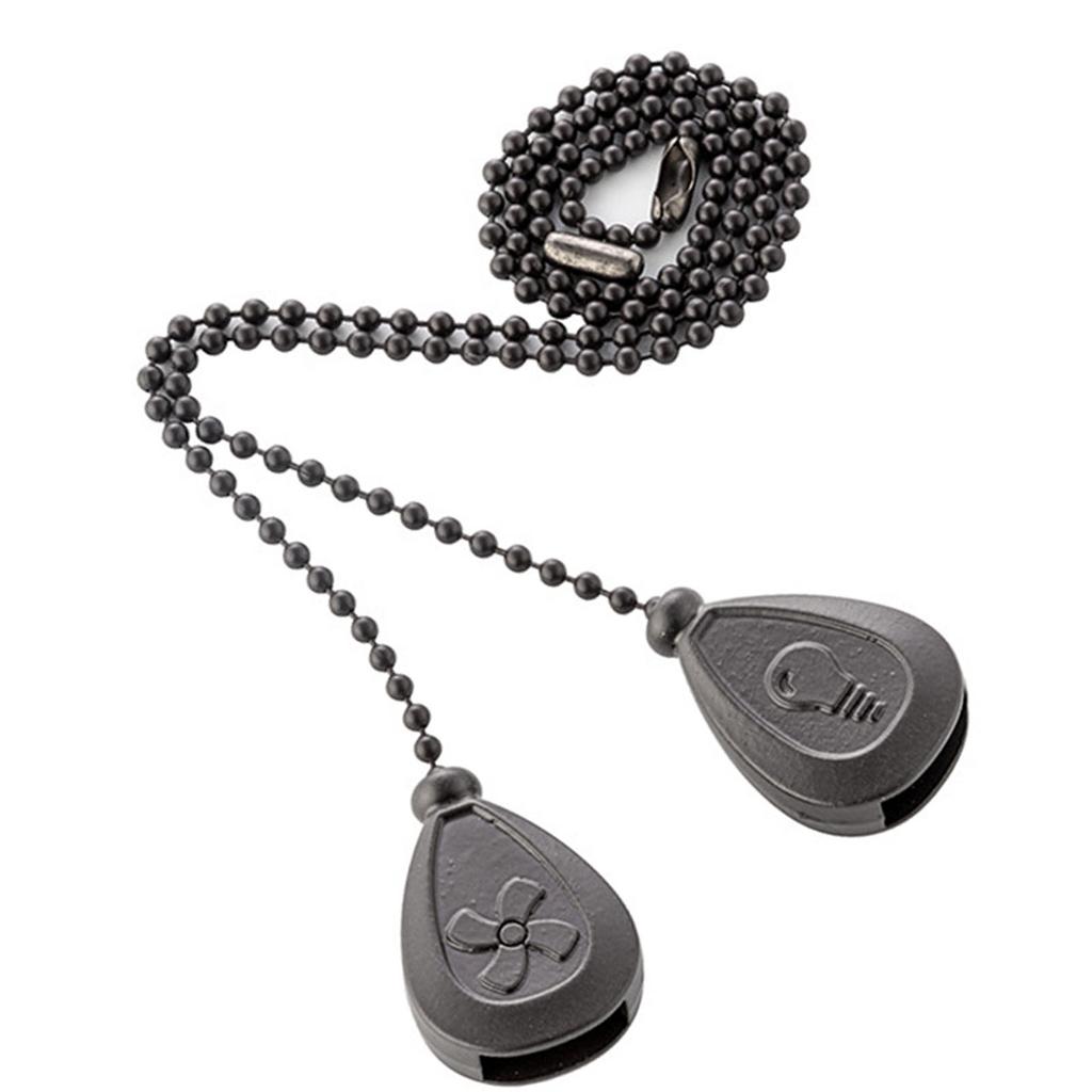 2 шт. Потолочный вентилятор и удлинители для цепочек для светильников Декоративные подвески с соединителями Элегантный комплект цепочек для потолочных вентиляторов