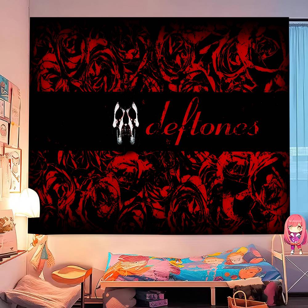 Band DDeftones Music DIY Wall Tapestry For Living Room Home Dorm Decor Wall Art Decor